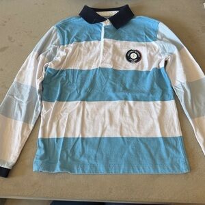 Jacadi Blue and White Rugby Shirt